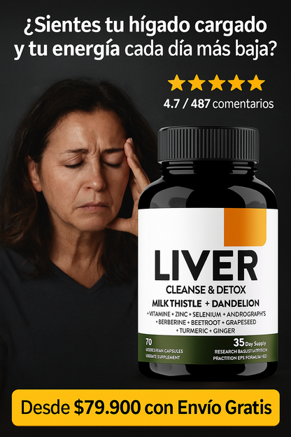 Liver Cleanse Y Detox + ENVIO GRATIS