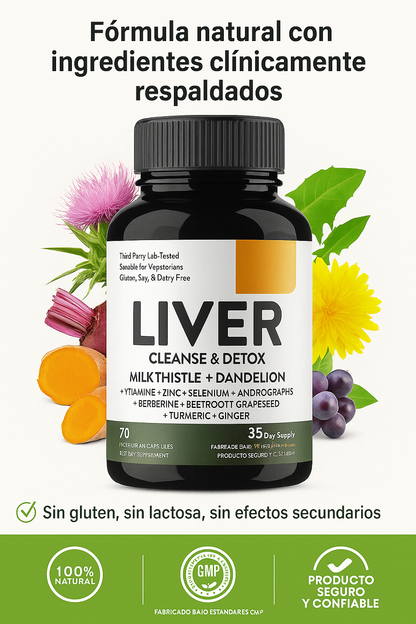Liver Cleanse Y Detox + ENVIO GRATIS