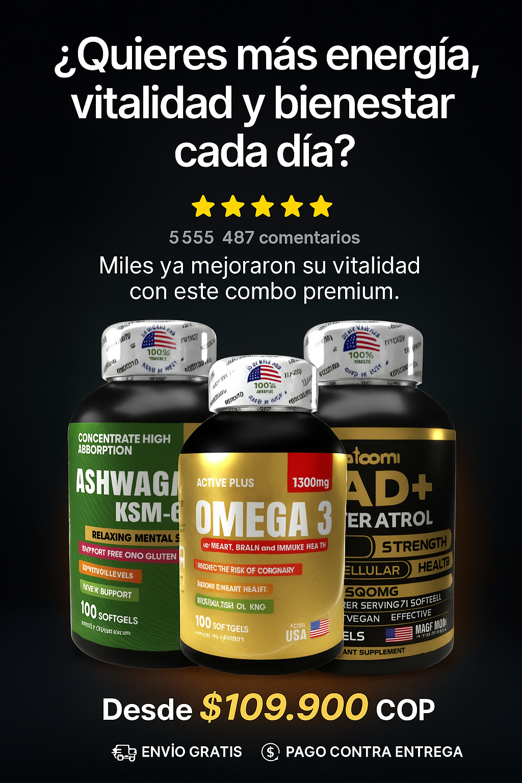 🔥 PACK VITALIDAD TOTAL: AHORRA MÁS, RINDE MÁS Y TRANSFORMA TU ENERGÍA DESDE HOY🔥+ENVIO GRATIS