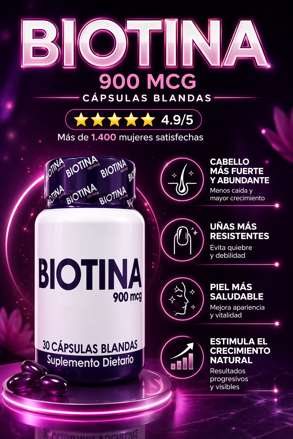 GEL + CREAT MUJER + SIEMPREBELL