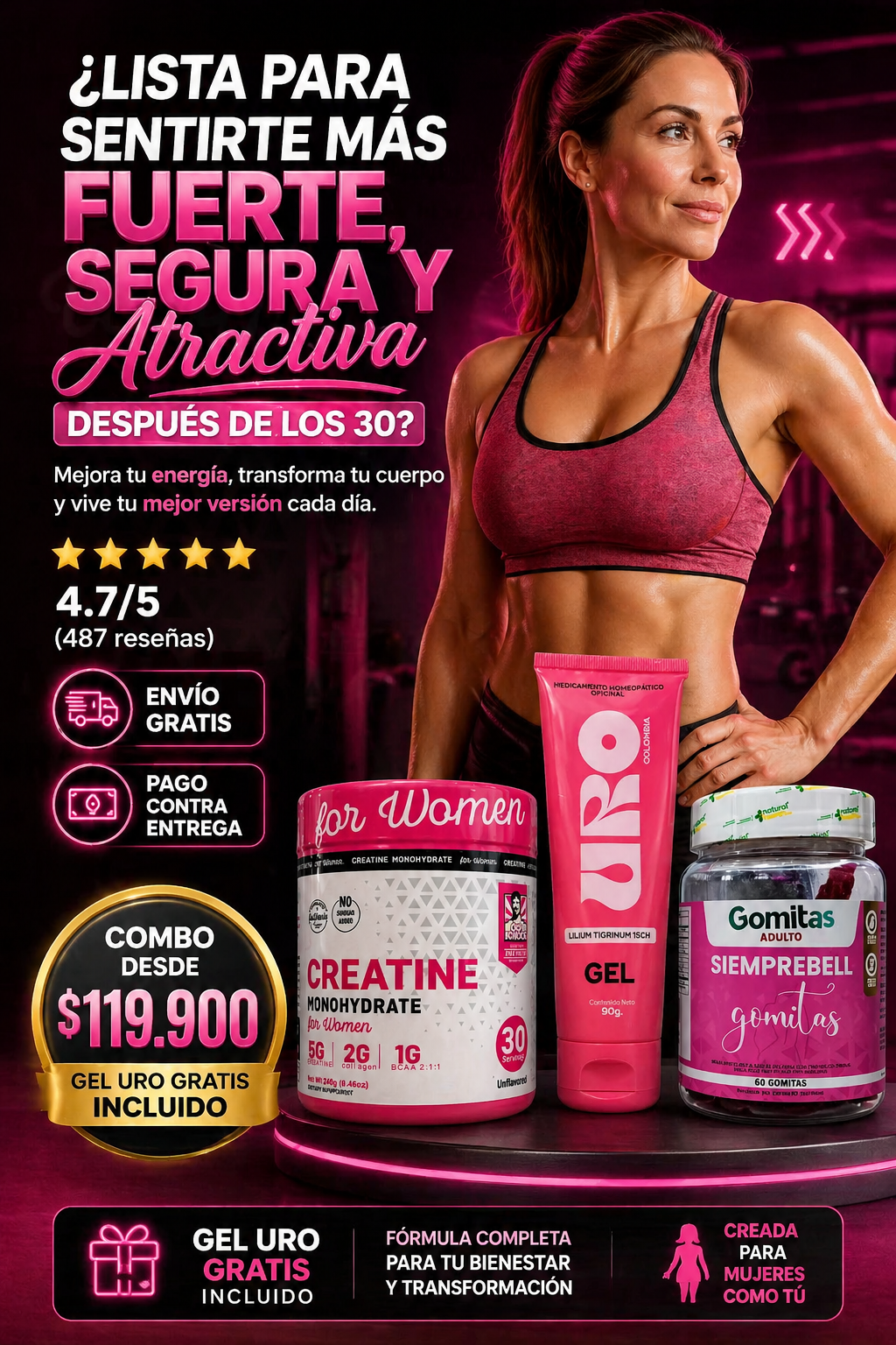 ENERGÍA, BELLEZA Y EQUILIBRIO EN UN SOLO COMBO✨ + URO GRATIS + ENVIO GRATIS