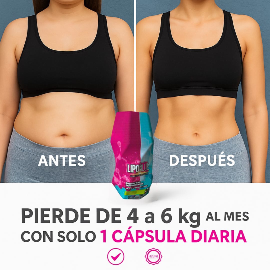 COMBO LIPOADELGAZANTE LIPOBLUE 100% ORIGINAL🔥💪🏼🔥